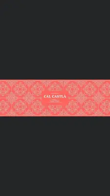 a red and black stripe with a pattern on it at Cal Castlà in La Granada