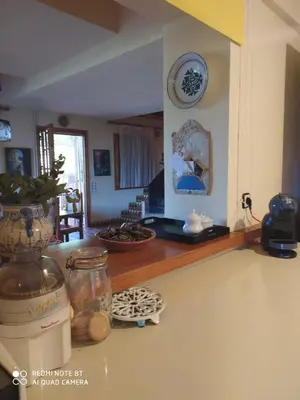 a kitchen with a counter with a blender on a counter top at Chalet Entre Parques Naturales in Vallgorguina