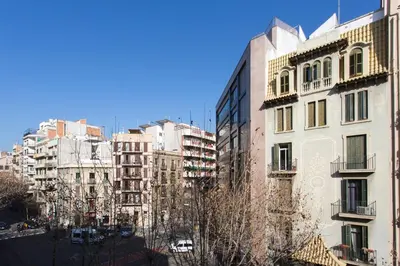 a group of tall buildings in a city at Barcelona4Seasons II in Barcelona