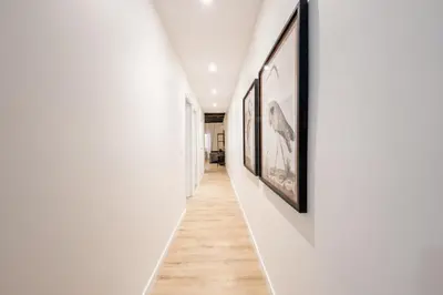 a view of a city street from a window at BeBarceloner Eixample Apartments - 4 bedrooms in Barcelona